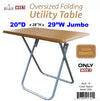#1305 Over-sized TV Tray Folding Table - Beech (case pack 4 pcs)