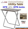#1307 Over-sized TV Tray Folding Table - Marbleized (case pack 4 pcs)
