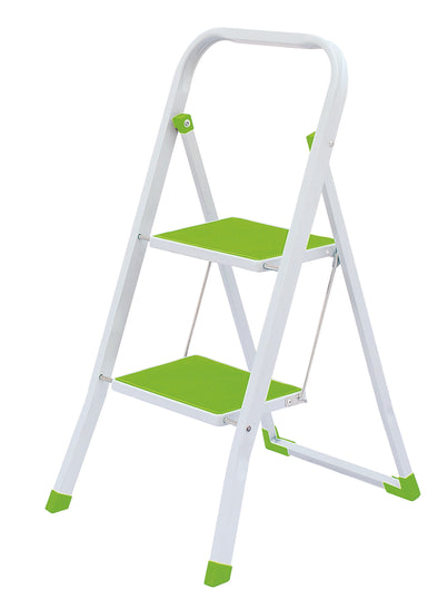 #1524-GR Heavy Duty 2 Step Ladder - Green (case pack 6 pcs)