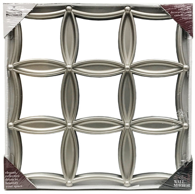 #2853-M Decor Diamond Shape 17" Wall Mirror - Assorted Colors (case pack 8 pcs)