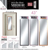 #2885-B Over-the-door Mirror 43" - Assorted Colors (case pack 8 pcs)