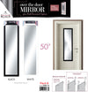 #2887-A Over-the-door Mirror 50" - Assorted Colors (case pack 6 pcs)