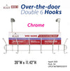 #3501 Over Door Double 6 Hooks (case pack 24 pcs)