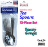 #5506 Tea Spoons 12-pc Set (case pack 24 set/ master carton 48 set)