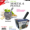 #5916  Marbleized Mortal & Pestle (case pack 12 pcs/ master carton 48 pcs)