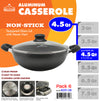 #6231-26 Non-Stick Casserole 4.5 Qt (case pack 6 pcs)