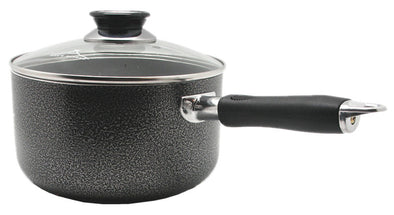 #6258-18 Non-Stick Sauce Pan with Glass Lid 2.5 Qt (case pack 6 pcs)