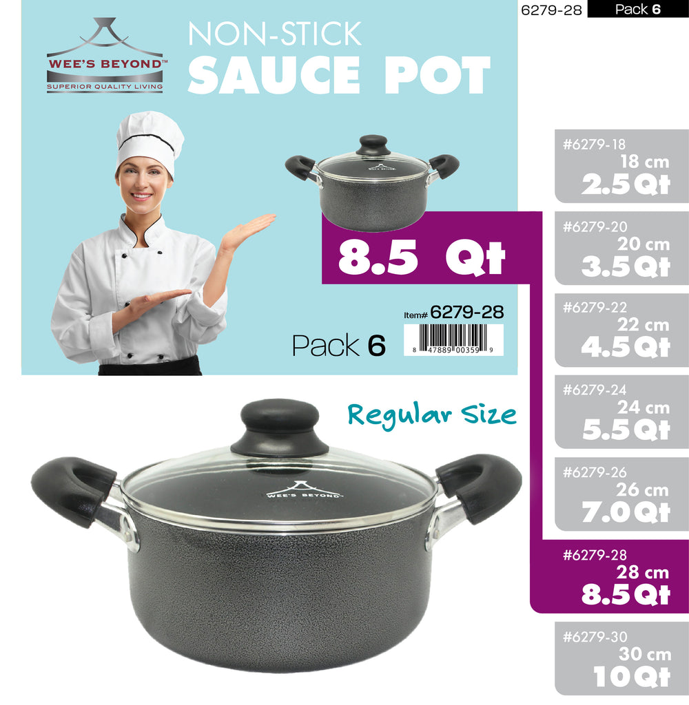 6671 Small Aluminum Stock Pot Set of 4 without Steamer (case pack 1 s –  WEE'S BEYOND WHOLESALE
