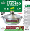 #6632-03 Heavy Guage Caldero with Aluminum Lid 1.8 Qt (case pack 6 pcs)