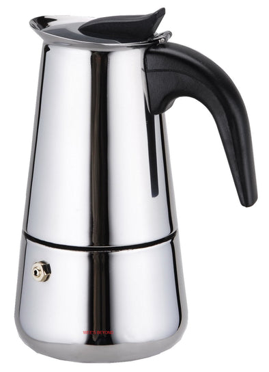 #7522-04 Brew-Fresh Stainless Steel Expresso Maker Small 4-cup (case pack 12 pcs)