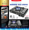 #7800-KK Portable Burner Gas Stove - Black (case pack 6 pcs)