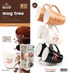 #8008-C Mug Tree Set- 6 Mugs with Stand 12oz Twisted (case pack 6 pcs)