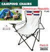#9994-DM(9990) Wee's Beyond Large Camping Chair - Dominican Flag (case pack 6 pcs)