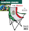 #9994-MX Wee's Beyond Large Camping Chair - Mexico Flag (case pack 6 pcs)