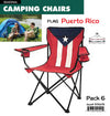 #9994-PR(9990) Wee's Beyond Large Camping Chair - Puerto Rico Flag (case pack 6 pcs)