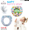 #B230-501784 Soft Potty Seat Assorted Color (case pack 12 pcs/ master carton 24 pcs)