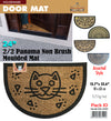 #IND-2025 PP Panama Non Brush Moulded Door Mat Halfmoon 24" (case pack 10 pcs)