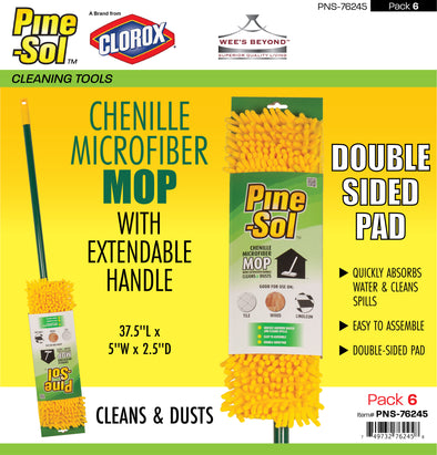 #PNS-76245 Pine-Sol Chenille Microfiber Mop (case pack 6 pcs)