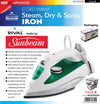 #RES2325R-1 Cord Wrap Steam Spray Dry Iron (case pack 4 pcs)