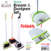 #Y-27636 Broom and Foldable Dustpan Set (case pack 24 pcs)