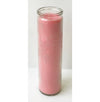 #TLC9-PNK 9" Glass Jar Candles- Pink (case pack 12 pcs)