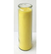 #TLC9-YLW 9" Glass Jar Candles- Yellow (case pack 12 pcs)