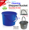 #W08-1196 Cleaning Stepped Bucket 13 LT (case pack 24 pcs)