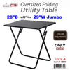 #1309 Over-sized TV Tray Folding Table - Expresso (case pack 4 pcs)