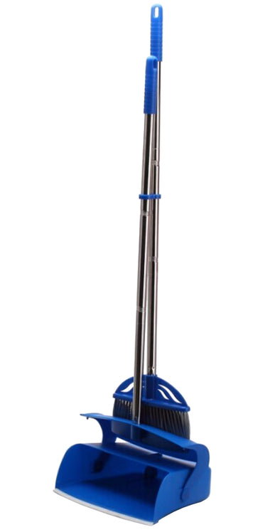#1627-CL Windproof Dustpan & Broom Set (case pack 12 pcs)