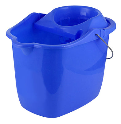 #1642-CL Mop Bucket 15-LT 4 Wheels (case pack 12 pcs)