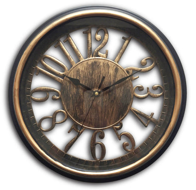 #2804-AG Wee's Beyond 13" Antique Decorative Wall Clock (case pack 6 pcs)