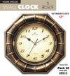 #2832-OTG Antique Octagon Style 12" Wall Clock (case pack 10 pcs)