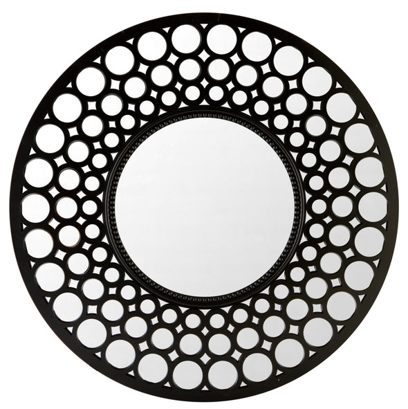 #2855-M Round 25" Wall Mirror Assorted Colors (case back 4 pcs)