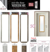 #2888-B Over-the-door Mirror 50" - Assorted Colors (case pack 6 pcs)