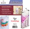 #3508 Over-the-cabinet Grocery Bag Holder (case pack 6 pcs)