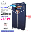 #3534-NBL Top-Shelf Wardrobe - Blue (case pack 4 pcs)
