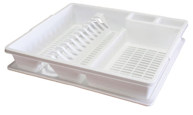 #3702-WW Plastic Dish Drainer 2-pc Set (case pack 12)