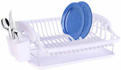 #3703-W Plastic Dish Drainer Set of 3 ( (case pack 3)