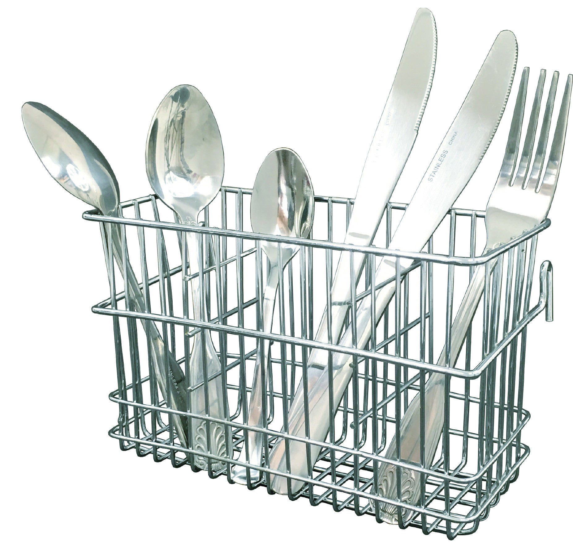 3816 Drying Rack Chrome Steel Utensil Basket Holder (case pack 24