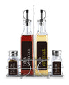 #5330-S5 Glass Oil & Vinegar, Sale & Pepper Set (case pack 6 pcs)