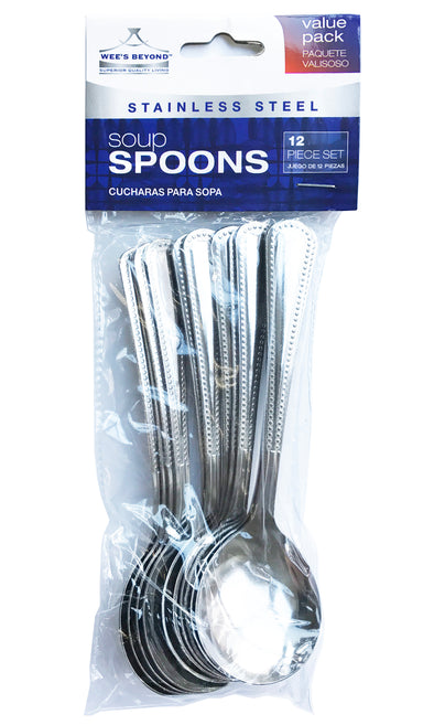 #5508 Soup Spoons 12-pc Set (case pack 24 set/ master carton 48 set)
