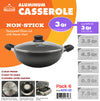 #6231-22 Non-Stick Casserole 3 Qt (case pack 6 pcs)