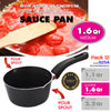 #6254 Non-Stick Sauce Pan with Two Pour Spouts 1.6 Qt (case pack 12 pcs)