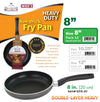 #6313-20 Double Heavy Non-Stick Fry Pan 8" (case pack 12 pcs)