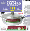 #6632-11 Heavy Guage Caldero with Aluminum Lid 9.5 Qt (case pack 6 pcs)