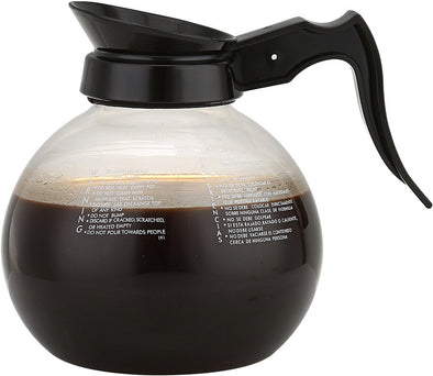 #7757-K Glass Coffee Decanter 12-cup (case pack 6 pcs)