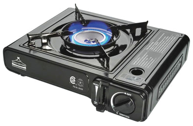 #7800-KK Portable Burner Gas Stove - Black (case pack 6 pcs)