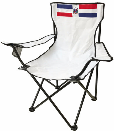#9994-DM(9990) Wee's Beyond Large Camping Chair - Dominican Flag (case pack 6 pcs)