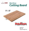 #A16-501112 Medium Bamboo Chopping/ Cutting Board 14"x10" (case pack 20 pcs)