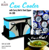 #A308-01224 Can Cooler 12 Cans w/Carry Belt & Seal Zipper (case pack 24 pcs)